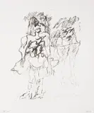 Willem de Kooning, Two Women, 1973, Lithograph on wove paper