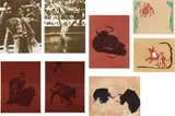 Various Artists, Todo lo que un Hombre debe Saber Sobre los Toros, La Suerte de Verte o la Muerte (Everything a Man Should Know About the Bulls, The Luck of Seeing You or Death), 1990-91, The complete set of eight screenprints in colors, on Rives BFK paper, the full sheets and with full margins,