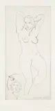 Nu. Époque du 'Chapeau jaune' (Nude. Era of the `Yellow Hat') by Henri Matisse, 1929, Etching, on Chine appliqué to Arches paper, with full margins,, sold Oct 2013