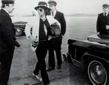Russell Young, Landing, 1979 (Keith Richards), 2007, Screenprint in black and silver, on linen,