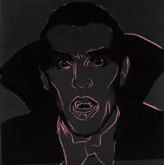 Dracula, from Myths by Andy Warhol, 1981, Screenprint in colors, on Lenox museum board, the full sheet,, sold Oct 2013