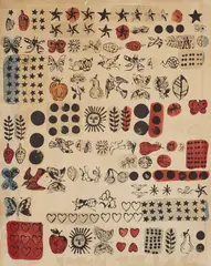 Wrapping Paper by Andy Warhol, 1956, Offset-lithograph with hand-coloring, on wove paper, with full margins,, offered Oct 2013