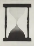 Ed Ruscha, Time is Up, 1989, Lithograph, on gray Rives BFK paper, the full sheet,