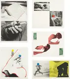 A Suite of Five Lithographs for Tristam Shandy by John Baldessari, 1988, The complete set of five lithographs in colors, on T.H. Saunders paper, with full margins,, sold Oct 2013