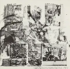 Sink by Robert Rauschenberg, 1964, Lithograph, on Angoumois paper, the full sheet,, sold Oct 2013