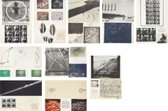 Dennis Oppenheim, Projects, 1968-72, The complete portfolio of 10 lithographs, on Arches Cover paper, the full sheets,