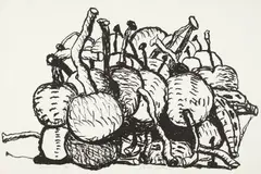 Summer by Philip Guston, 1980, Lithograph, on John Koller HMP handmade paper, with full margins,, sold Oct 2013
