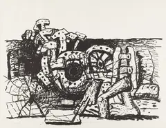 Philip Guston, Elements, 1980, Lithograph, on Arches 88 paper, with full margins,