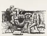 Philip Guston, Elements, 1980, Lithograph, on Arches 88 paper, with full margins,