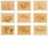 Andrea Zittel, Rules of Raugh, 2005, The complete set of nine etching and aquatints in colors, on Magnani Pescia and colored Gampi paper, with full margins,