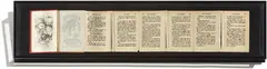 Ann Hamilton, Untitled, 1992, Book, bookpages, and stones in a lacquered birch and glass case,