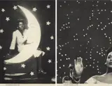 Lorna Simpson, Backdrops circa 1940s, 1998, The complete set of two screenprints, on felt panels, the full sheets,