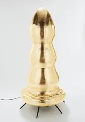 Brancusi Tree (Gold) by Paul McCarthy, 2007, Self-inflatable mylar fabric multiple with integrated fan,, sold Oct 2013