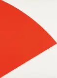 Red Curve (for Joel) by Ellsworth Kelly, 1993, Lithograph in red, on Arches 88 paper, the full sheet,, sold Oct 2013