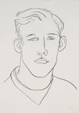 David by Ellsworth Kelly, 1964, Lithograph, on Rives BFK paper, the full sheet,, sold Oct 2013