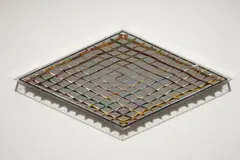 Alan Shields, Moose Set, from Box Sweet Jane’s Egg Triumvirate, 1978, Three-dimensional construction, comprised of lithograph, screenprint and stamping in colors, on both sides of gray HMP Duplex paper, cut into strips and configured, contained in the original artist designed custom diamond-shaped Plexiglas and mirror box,