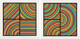 Sol LeWitt, Color Bands #2; and #4