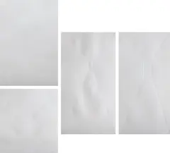 Four White Rooms by Ólafur Elíasson, 2002, Four embossments, on Hanhnemühle Bütten paper, the full sheets,, offered Oct 2013