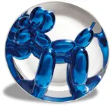 Jeff Koons, Balloon Dog (Blue), 2002, Porcelain multiple painted in chrome,