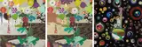 Kansei Gold; Kansei Platinum; Jellyfish Eyes by Takashi Murakami, 2008 and 2013, Three offset lithographs in colors, on smooth wove paper, the full sheets,, sold Oct 2013