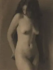 Standing Nude by Paul Outerbridge, 1922, Platinum print, tipped to board, sold Apr 2013