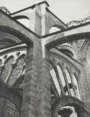 Charles Sheeler, Chartres-Flying Buttresses at the Crossing, 1929, Gelatin silver print