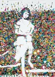Portrait of Alice Liddell, after Lewis Carroll from Rebus by Vik Muniz, 2003, Dye destruction print, sold Apr 2013