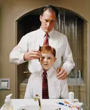 Angela Strassheim, Untitled (Father & Son), 2004, Chromogenic print