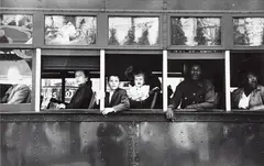 Robert Frank, Trolley, New Orleans, 1955-1956, Gelatin silver print, printed later