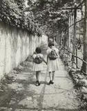 Ilse Bing, Renata and Her Sister, 1934, Gelatin silver print