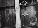 Leon Levinstein, Children in Window, New York, 1952, Gelatin silver print, printed later