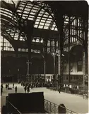 Pennsylvania Station Interior, July 14 by Berenice Abbott, 1936, Gelatin silver print, sold Apr 2013