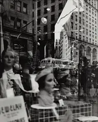 Reflections, New York by Lisette Model, 1939-1945, Gelatin silver print, printed 1960s, offered Apr 2013