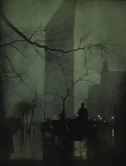 Edward Steichen, The Flatiron-Evening, 1905, Three color half tone
