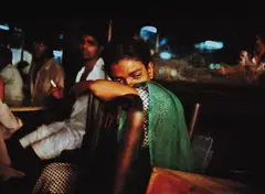 Mary Ellen Mark, Crying Street Girl, Olympia Café, Falkland Road, Bombay, India, 1978, Dye destruction print, printed later