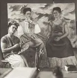 Nickolas Muray, Frida painting 'The Two Fridas', circa 1939, Platinum print, printed later