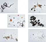 Hong Lei, Speak, Memory, 2005, Six dye destruction prints, each flush-mounted