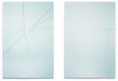 Glass (Glas), I + II by Thomas Demand, 2002, Chromogenic print diptych, each Diasec and flush-mounted, sold Apr 2013