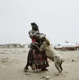 Abdullahi Mohammed with Mainasara, Ogere-Remo, Nigeria from 'Gadawan Kura' - The Hyena Men II by Pieter Hugo, 2007, Chromogenic print, flush-mounted, sold Apr 2013