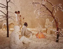 Raining Popcorn by Sandy Skoglund, 2001, Dye destruction print, sold Apr 2013