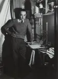 Self-Portrait Standing in Dark Room by Christian Bérard, 1932, Gelatin silver print, sold Apr 2013