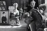 Henri Cartier-Bresson, Atelier de Pablo Picasso, rue des Grands-Augustins, Paris
