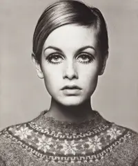 Barry Lategan, Twiggy, 1966, Platinum palladium print, printed later