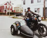 Joel Sternfeld, Motorcyclists, Portland, Maine, August