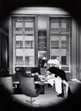 Office Love, Paris by Helmut Newton, 1977, Gelatin silver print from Private Property Suite I , printed 1984, sold Apr 2013