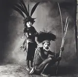 Irving Penn, New Guinea Man and Child with White Faces