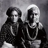 Two Nepal Women With Nose Rings, Nepal by Irving Penn, 1967, Selenium toned gelatin silver print, printed 1984, sold Apr 2013