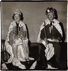 Diane Arbus, King and Queen of a senior citizens' dance, N.Y.C., 1970, Gelatin silver print