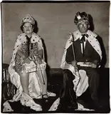 Diane Arbus, King and Queen of a senior citizens' dance, N.Y.C., 1970, Gelatin silver print