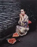 Untitled from Colourscapes by Nobuyoshi Araki, 1991, Dye destruction print, Diasec mounted, printed later, sold Oct 2013